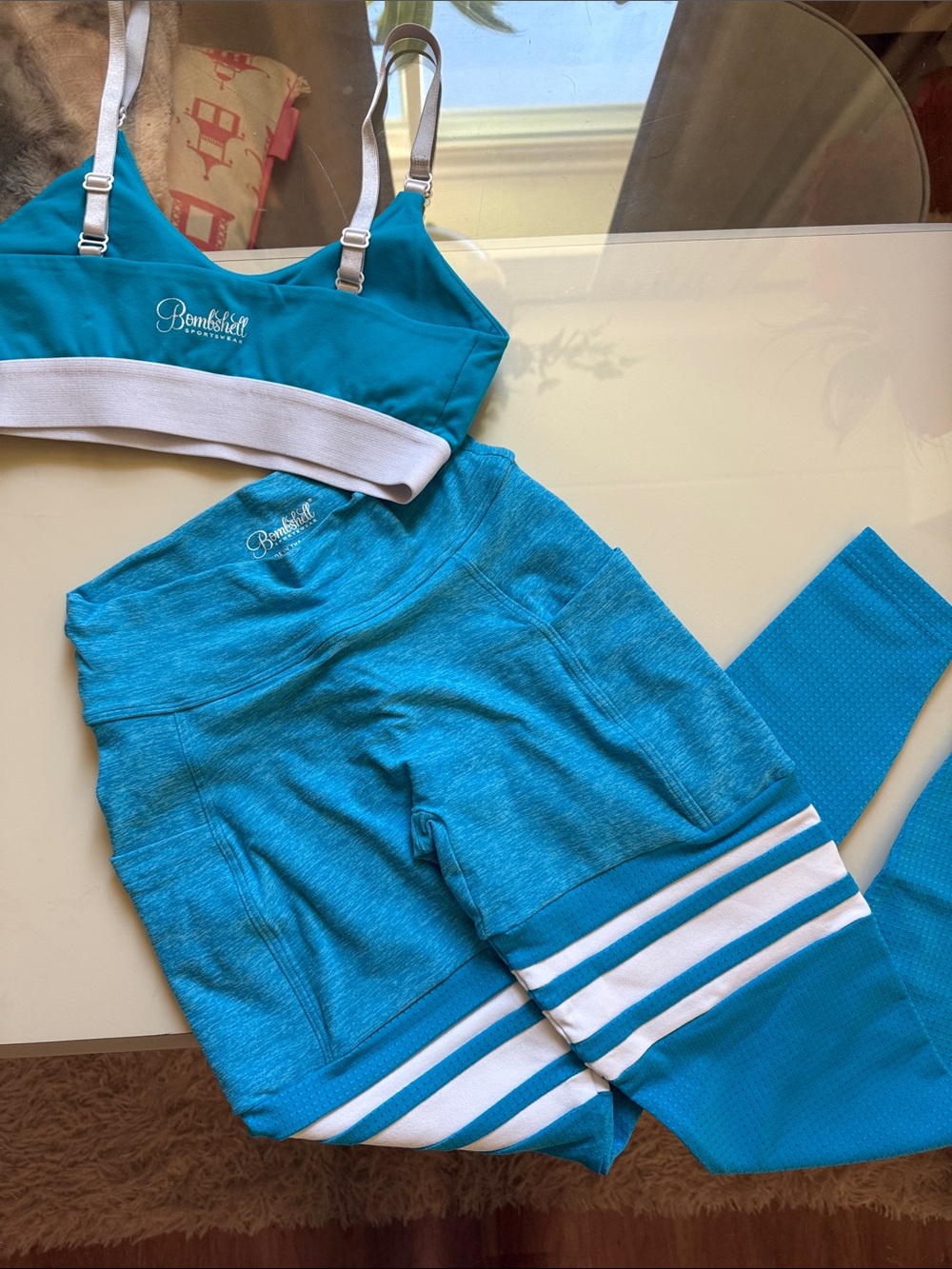Bombshell Sportswear Cutie Pie Bra + Thigh High Leggings